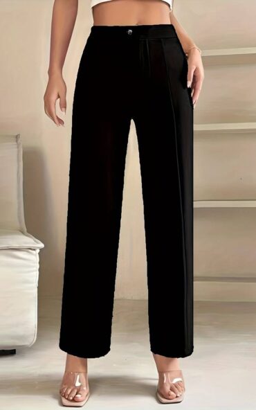 Pantaloni cu picioare drepte