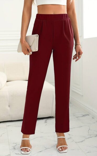 Pantalon talie elastică